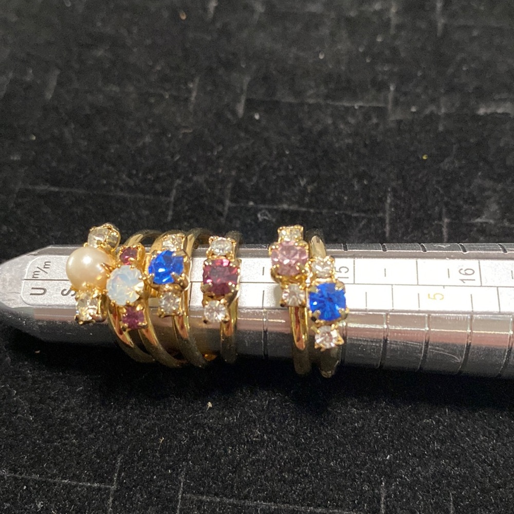 Vintage toes ring set of 6.